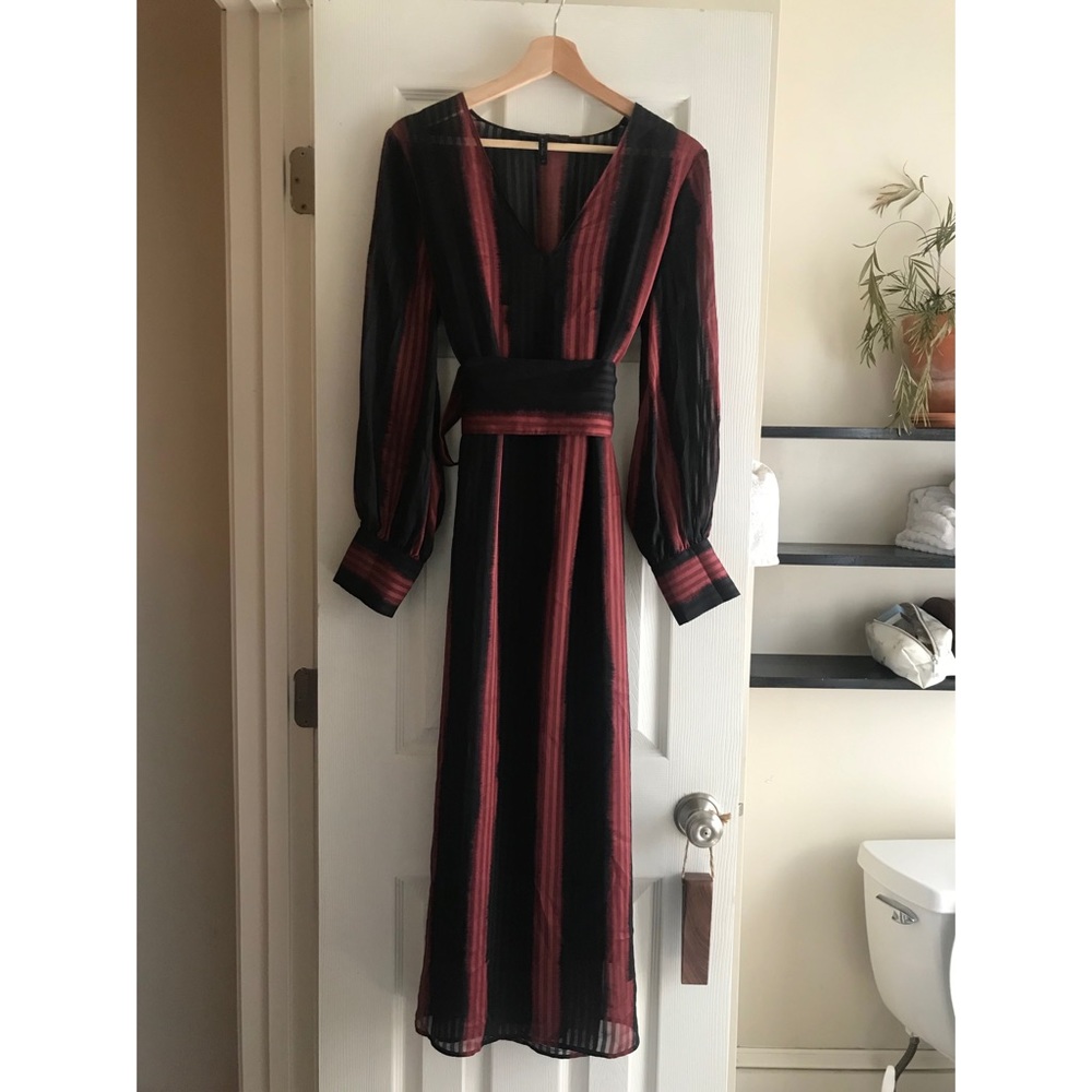 BCBG Sheer Maxi